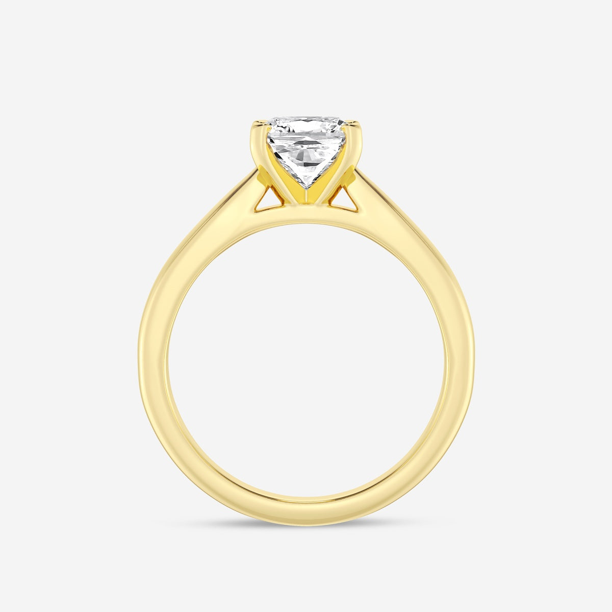 Layla - Cathedral Solitaire Engagement Ring