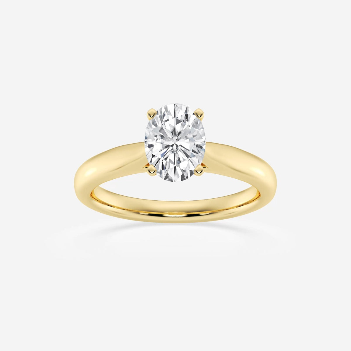 Layla - Cathedral Solitaire Engagement Ring