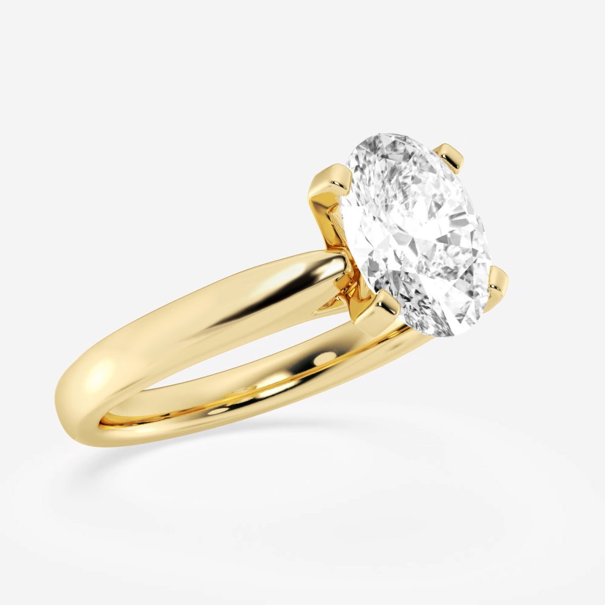 Layla - Cathedral Solitaire Engagement Ring