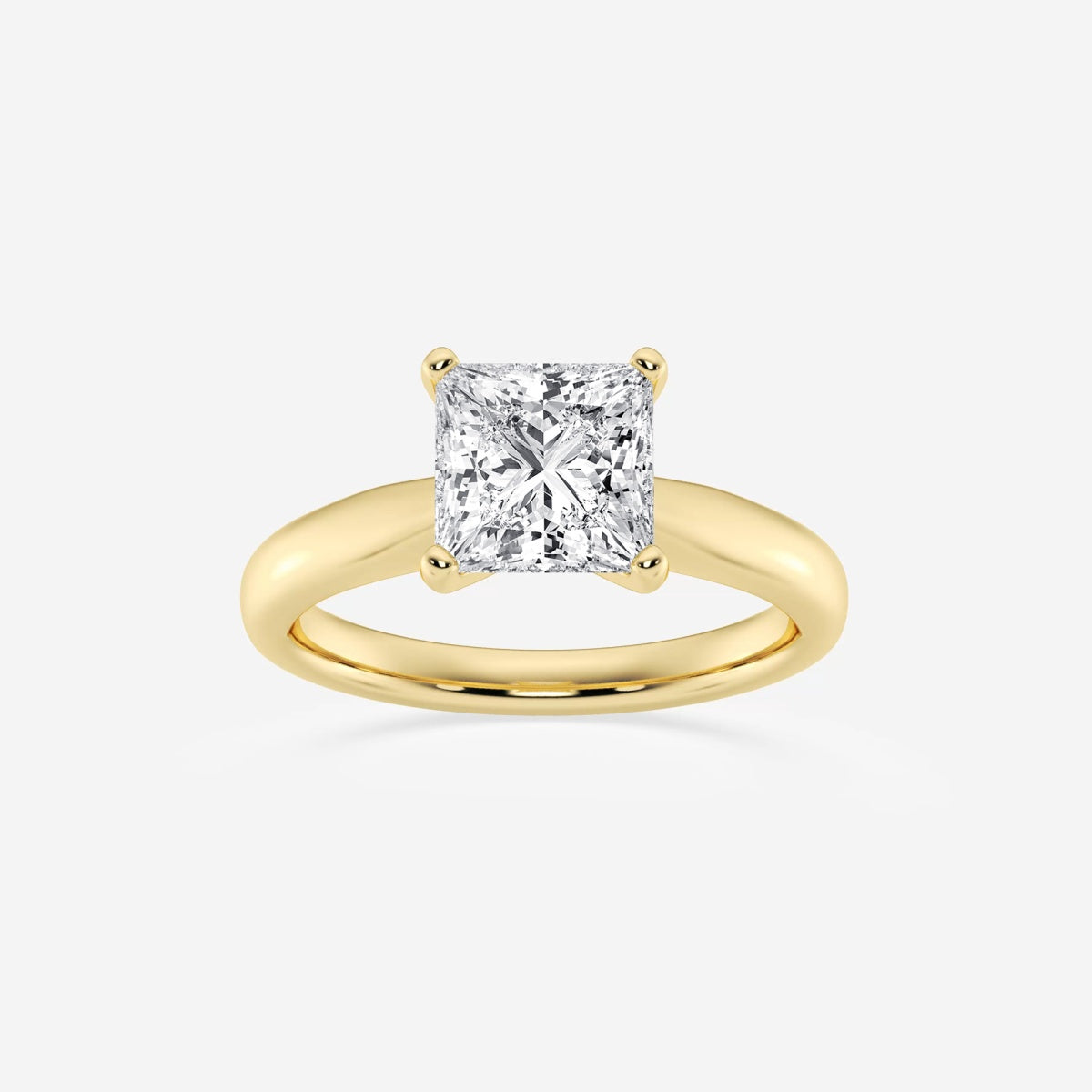 Layla - Cathedral Solitaire Engagement Ring