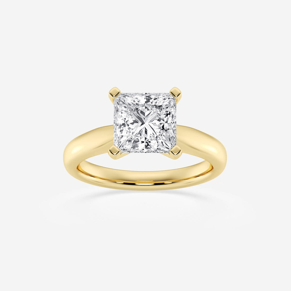 Layla - Cathedral Solitaire Engagement Ring