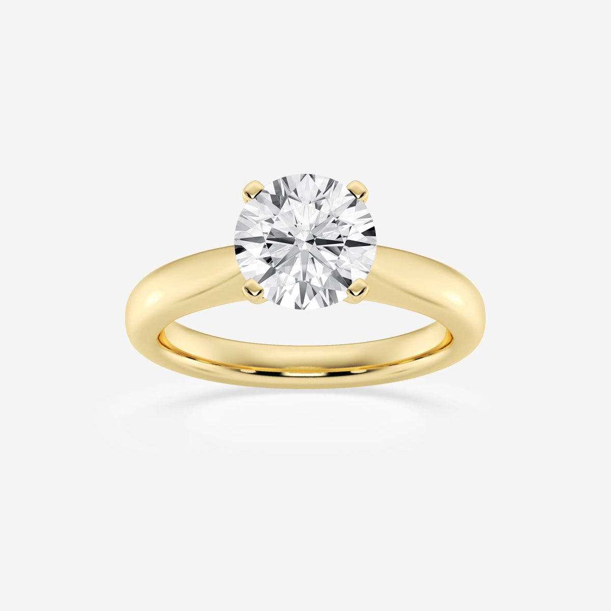 Layla - Cathedral Solitaire Engagement Ring