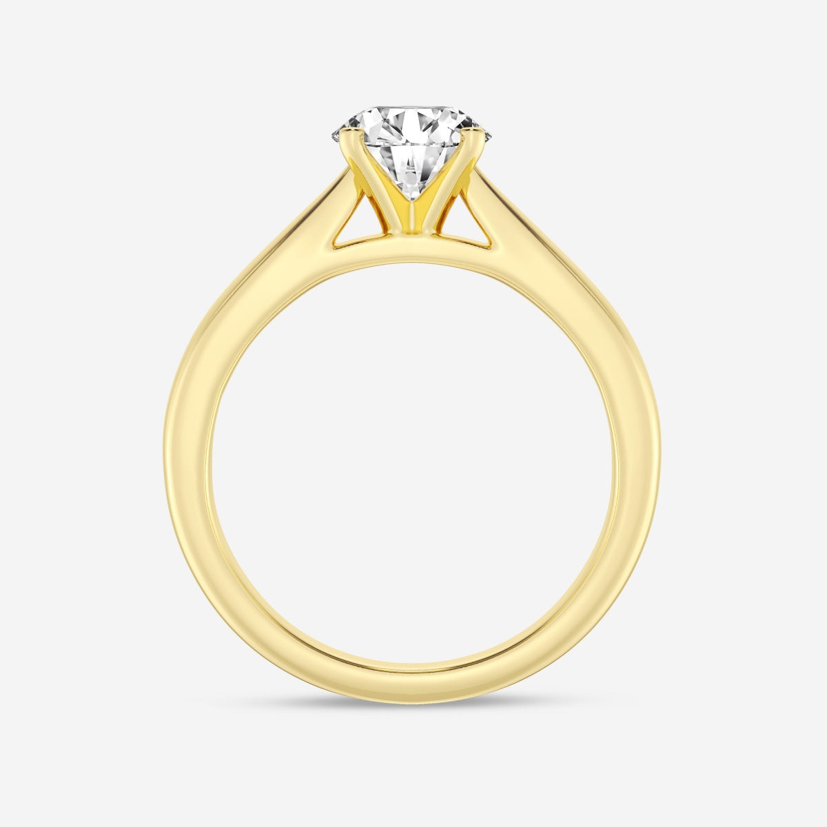 Layla - Cathedral Solitaire Engagement Ring
