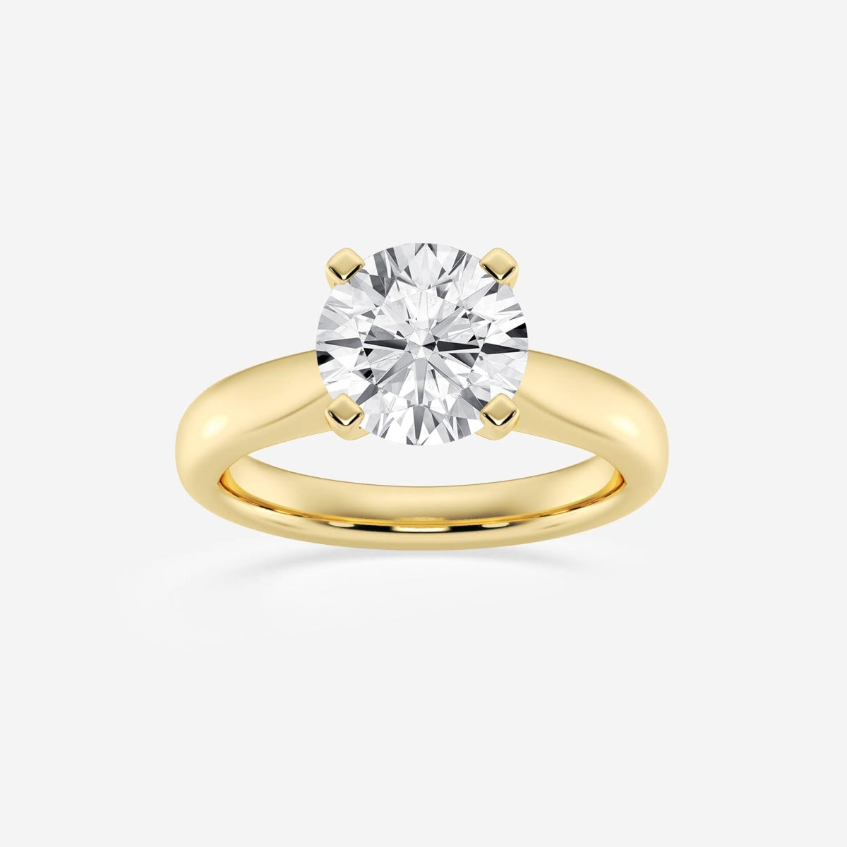 Layla - Cathedral Solitaire Engagement Ring