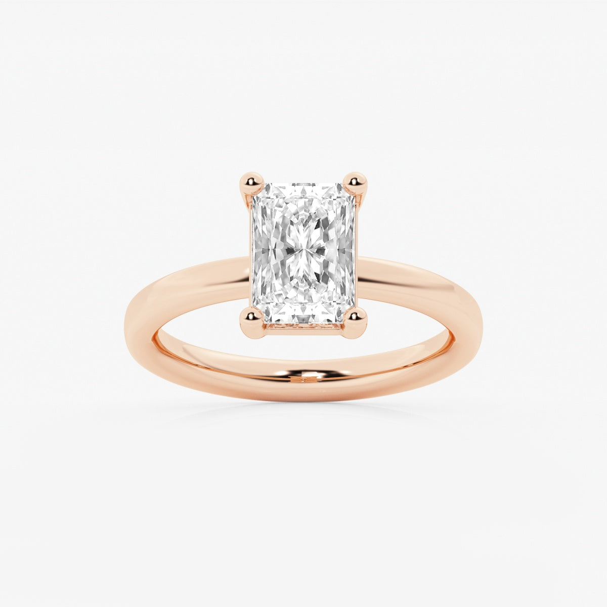 Nora - Low Setting Solitaire Engagement Ring