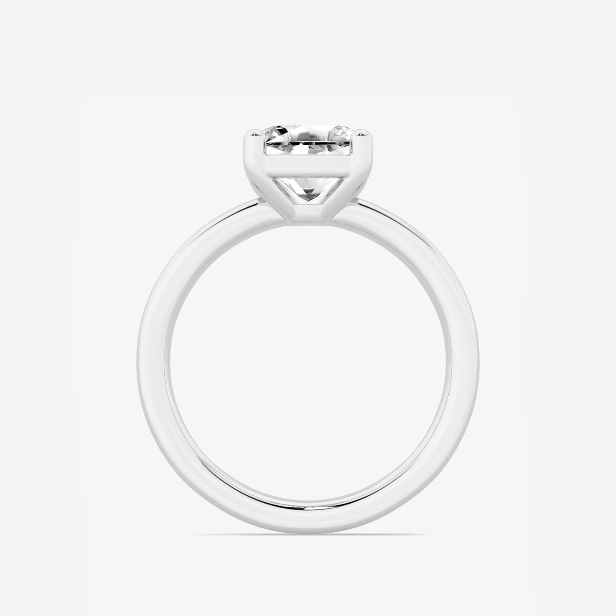Nora - Low Setting Solitaire Engagement Ring