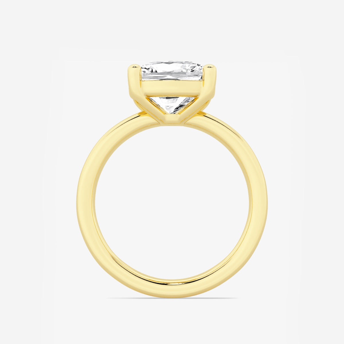 Nora - Low Setting Solitaire Engagement Ring