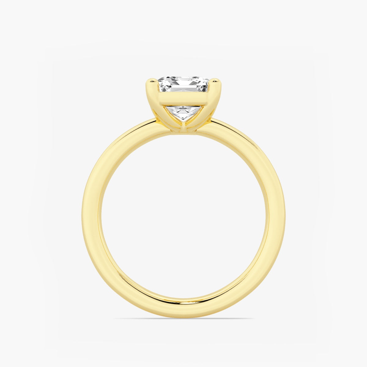 Nora - Low Setting Solitaire Engagement Ring