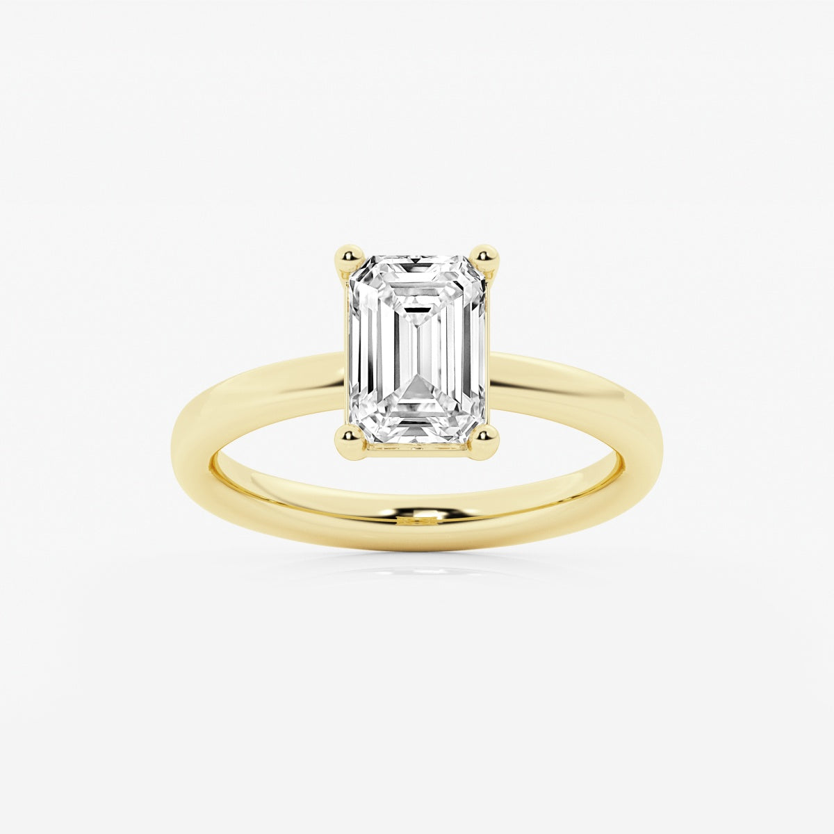 Nora - Low Setting Solitaire Engagement Ring