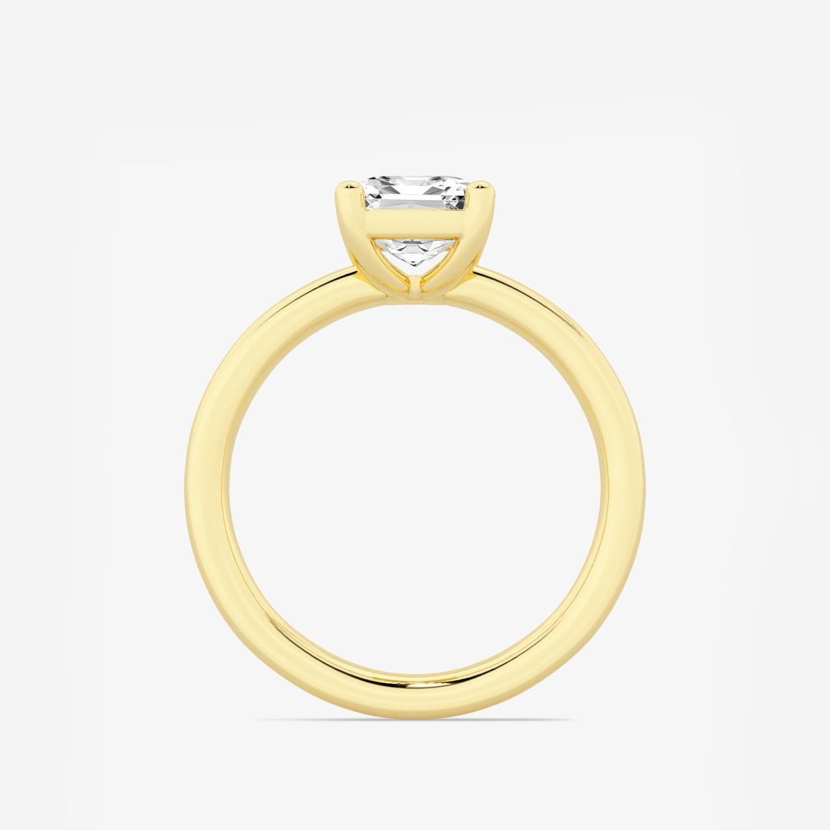 Nora - Low Setting Solitaire Engagement Ring