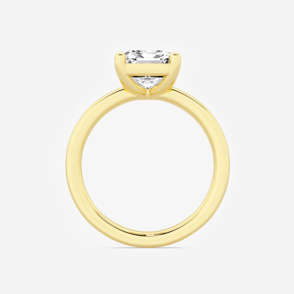 Nora - Low Setting Solitaire Engagement Ring