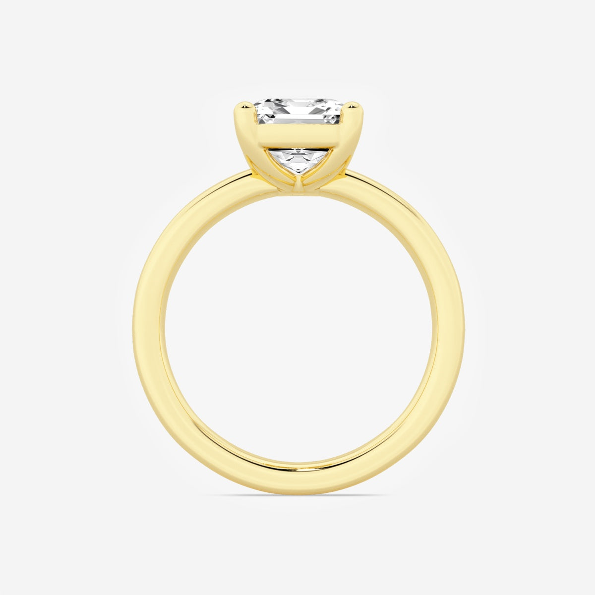 Nora - Low Setting Solitaire Engagement Ring