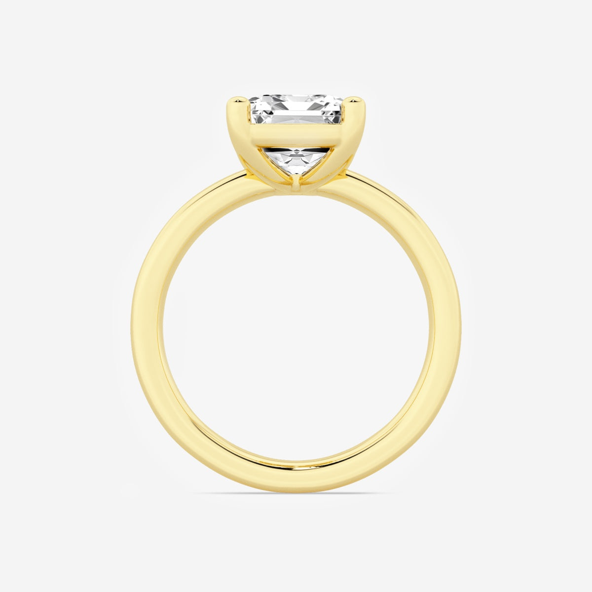 Nora - Low Setting Solitaire Engagement Ring