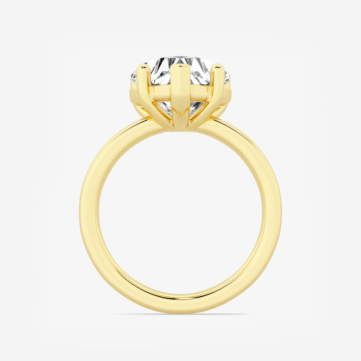 Nora - Low Setting Solitaire Engagement Ring