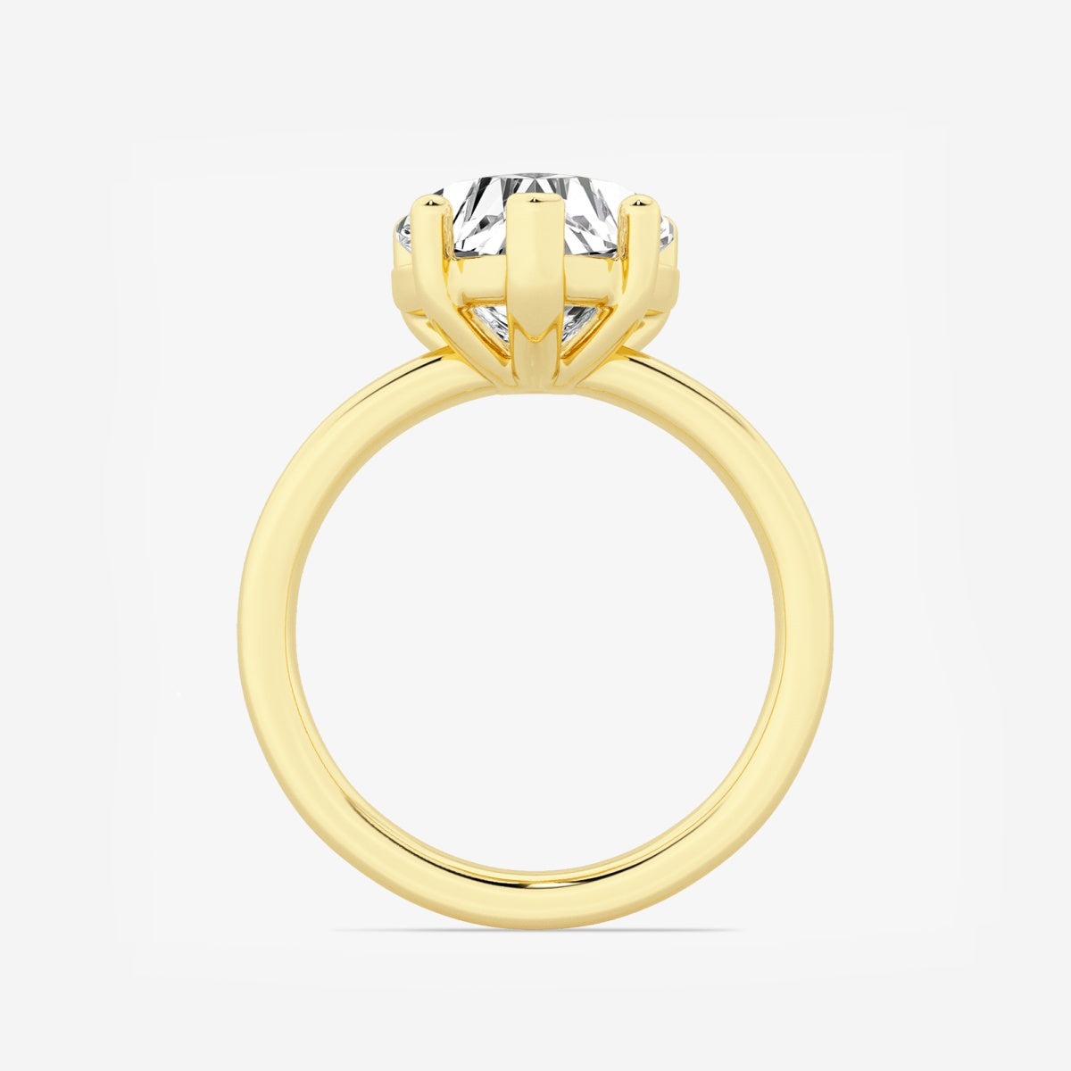 Nora - Low Setting Solitaire Engagement Ring