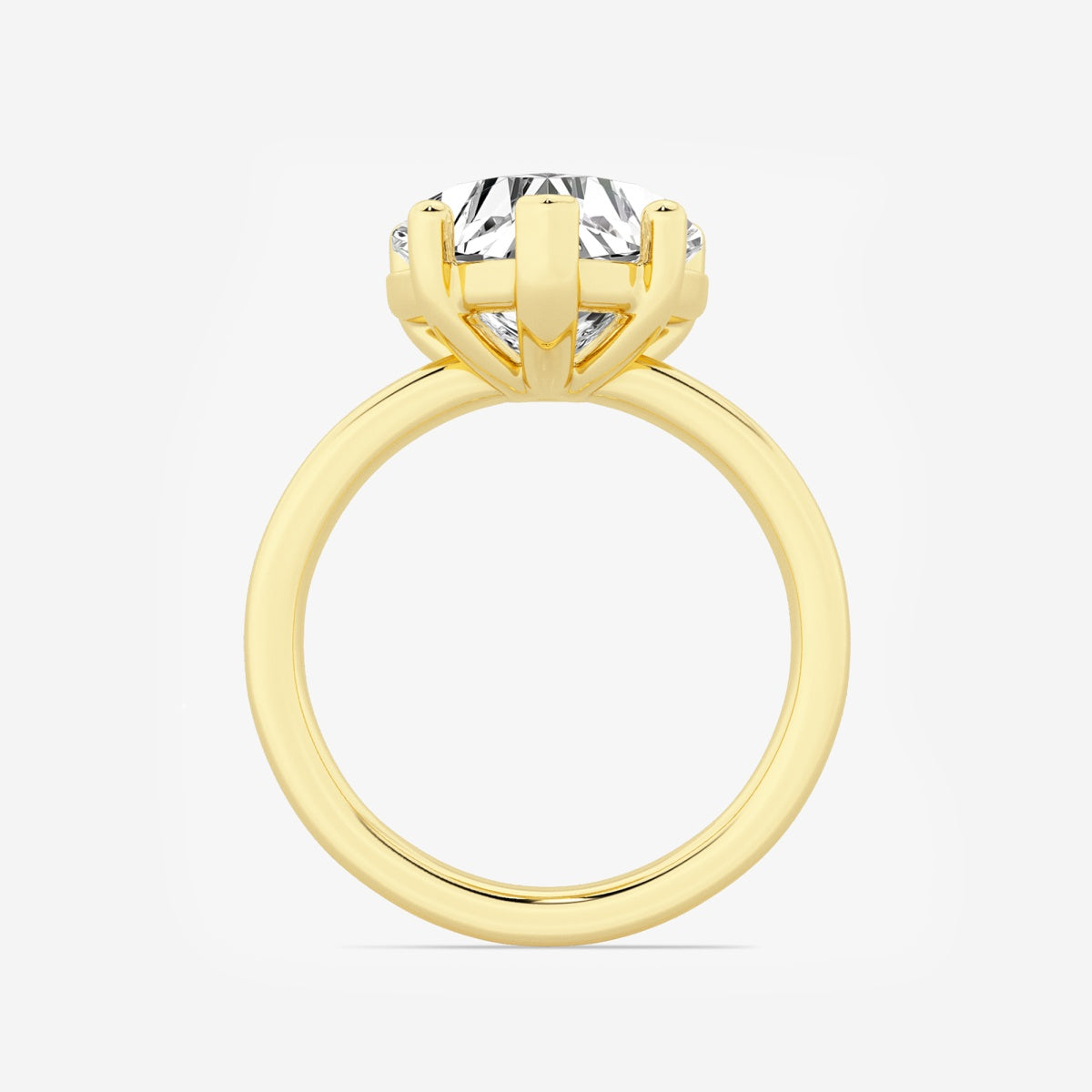 Nora - Low Setting Solitaire Engagement Ring