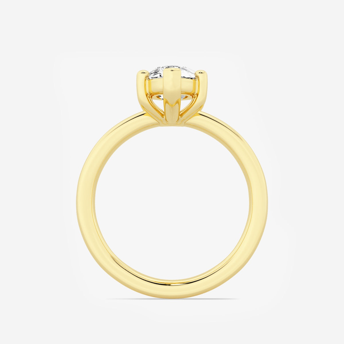 Nora - Low Setting Solitaire Engagement Ring