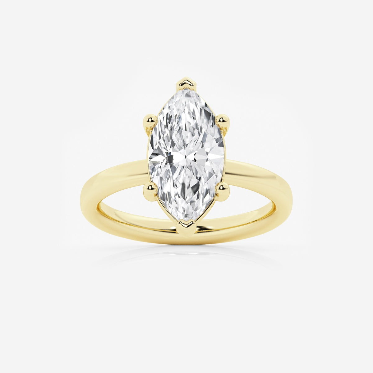 Nora - Low Setting Solitaire Engagement Ring