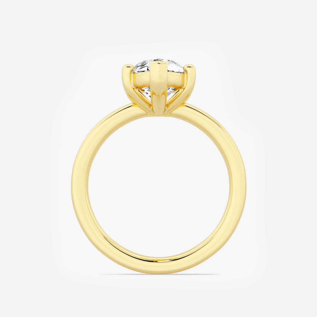 Nora - Low Setting Solitaire Engagement Ring