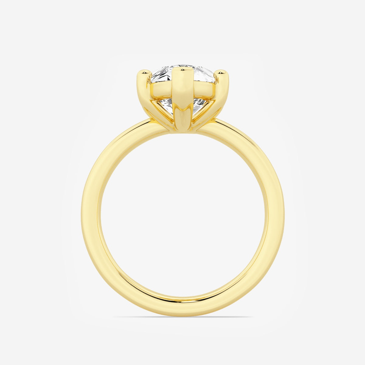 Nora - Low Setting Solitaire Engagement Ring