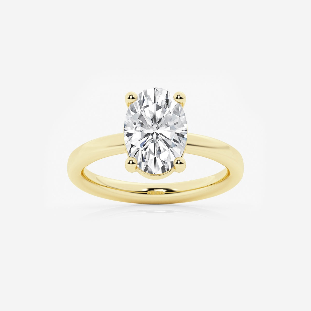 Nora - Low Setting Solitaire Engagement Ring