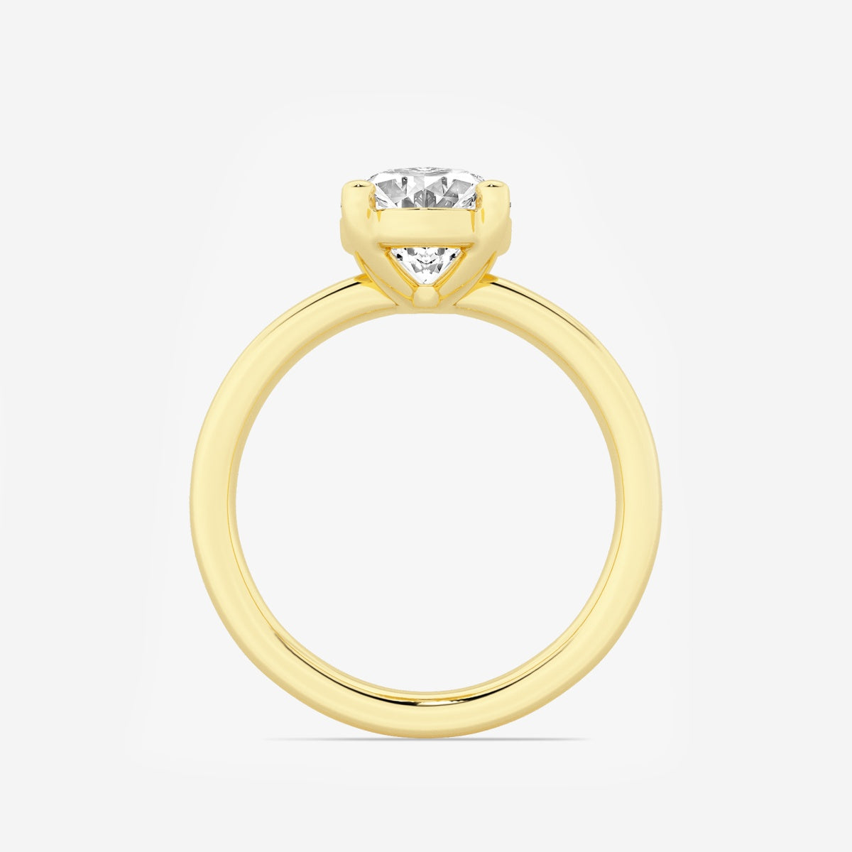Nora - Low Setting Solitaire Engagement Ring