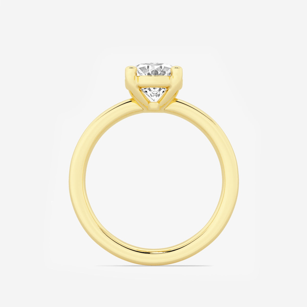 Nora - Low Setting Solitaire Engagement Ring