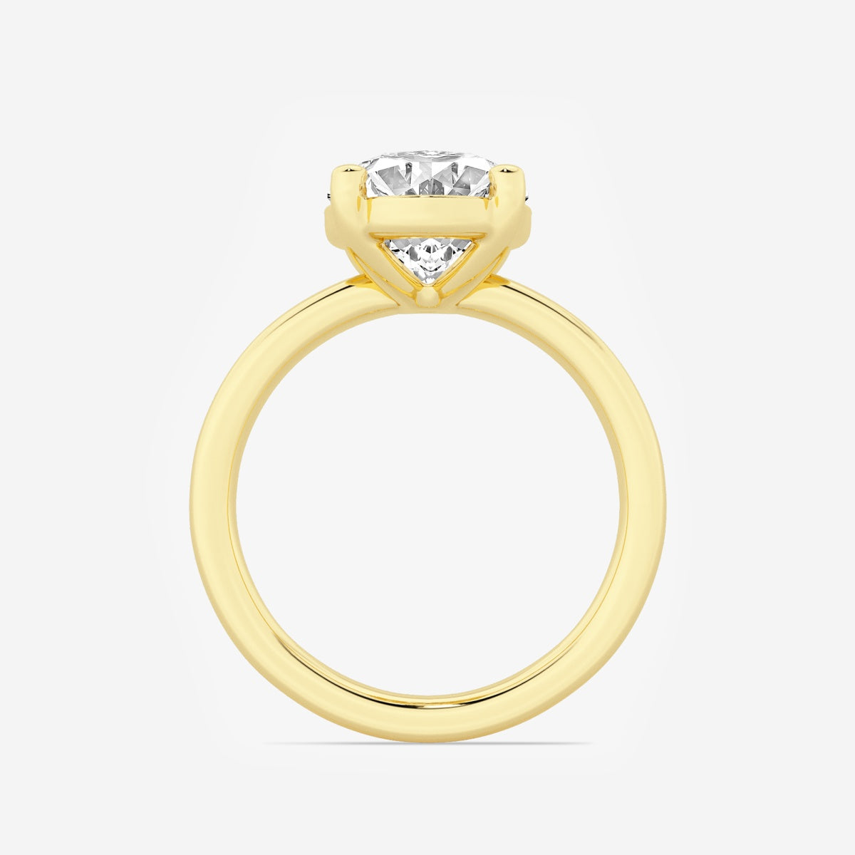 Nora - Low Setting Solitaire Engagement Ring