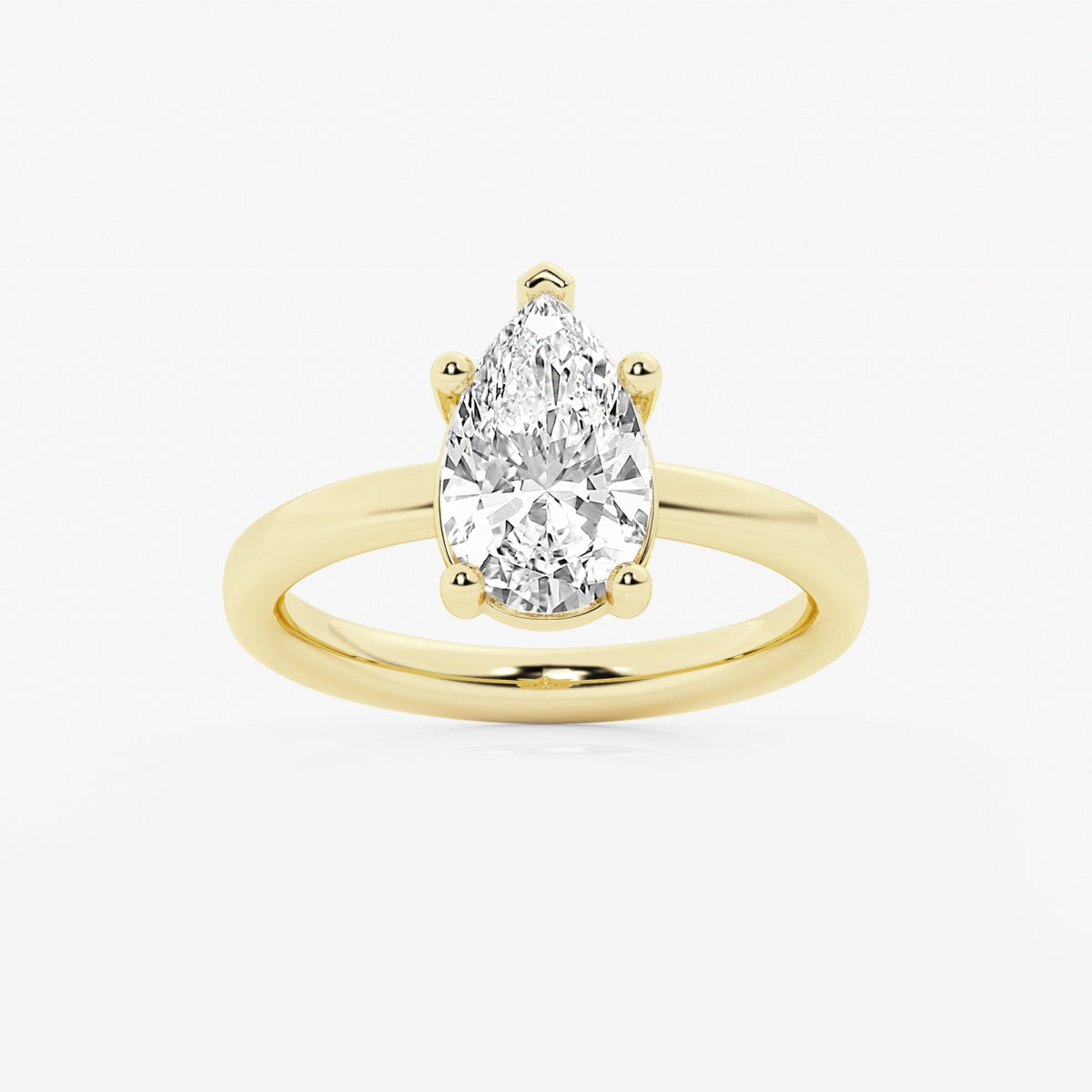 Nora - Low Setting Solitaire Engagement Ring