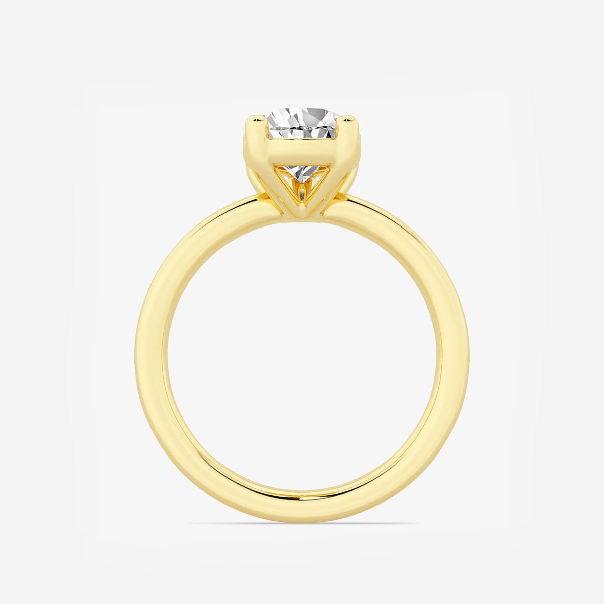 Nora - Low Setting Solitaire Engagement Ring