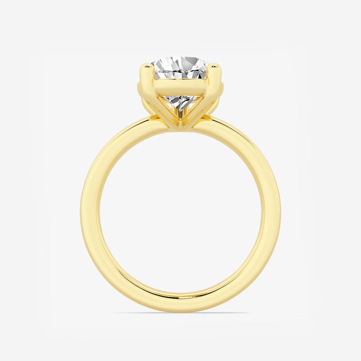 Nora - Low Setting Solitaire Engagement Ring