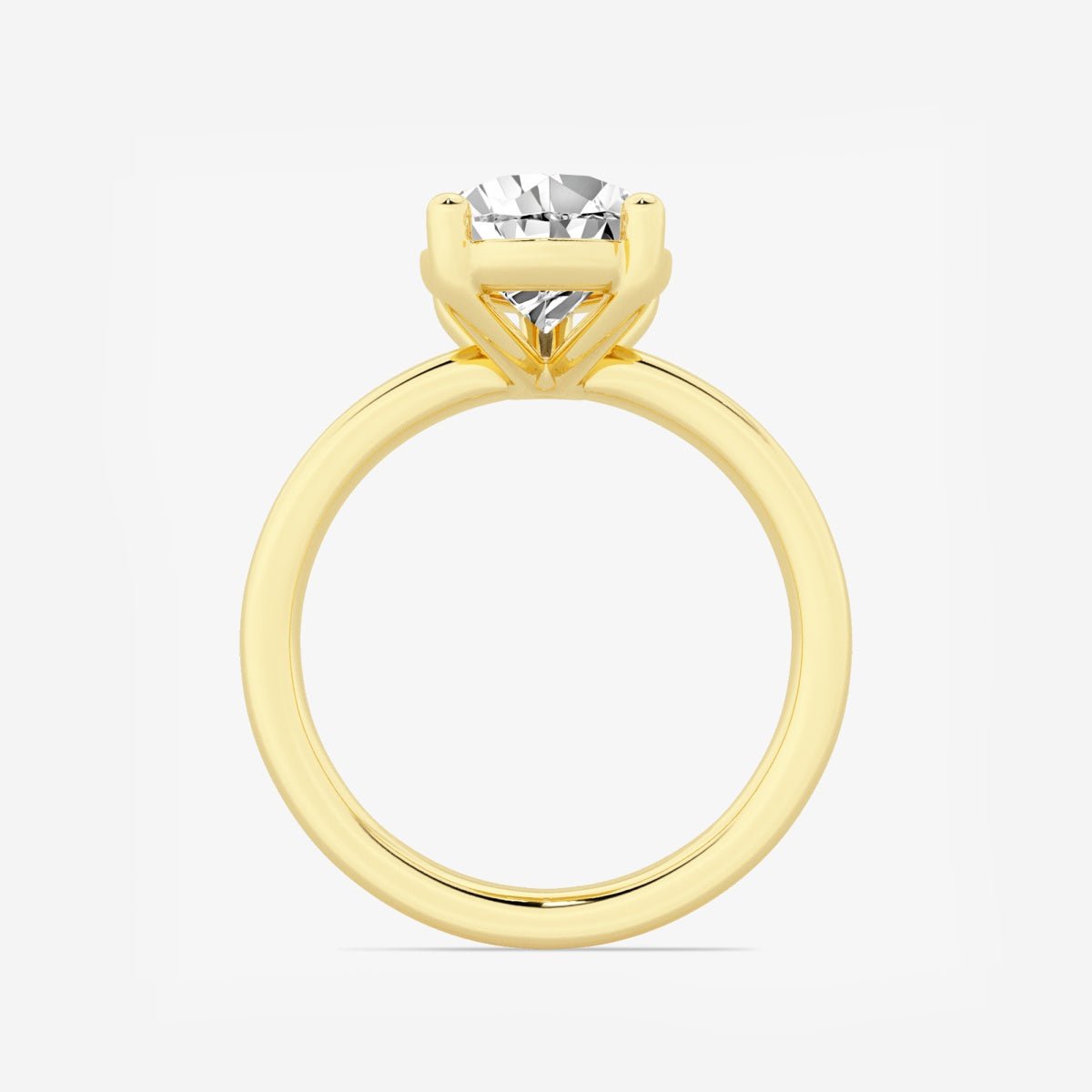 Nora - Low Setting Solitaire Engagement Ring