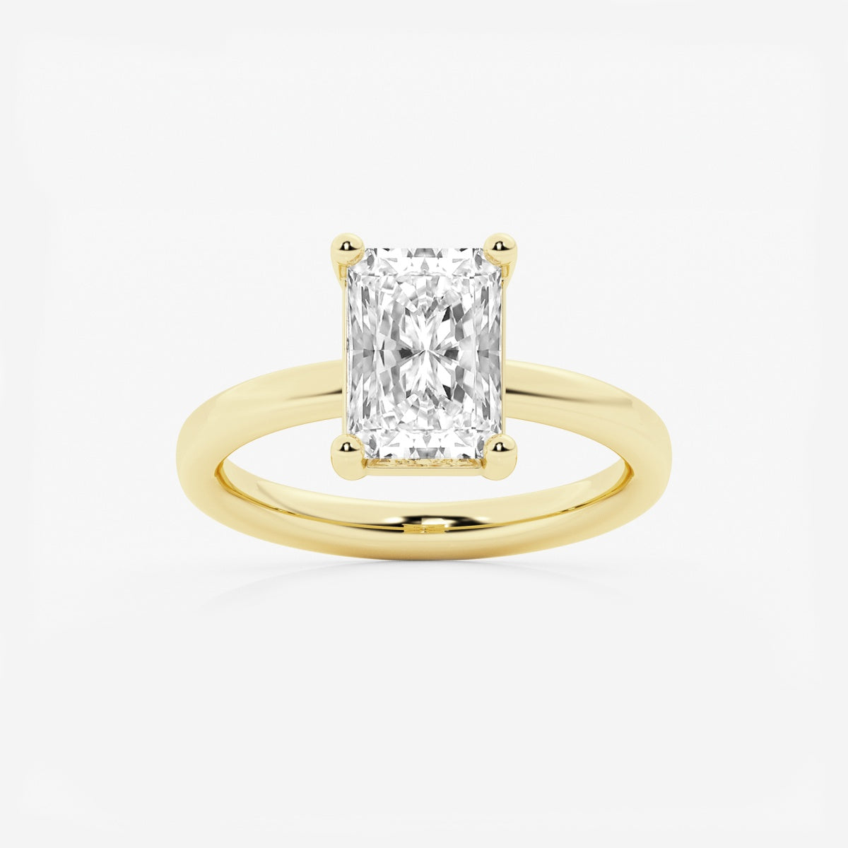 Nora - Low Setting Solitaire Engagement Ring