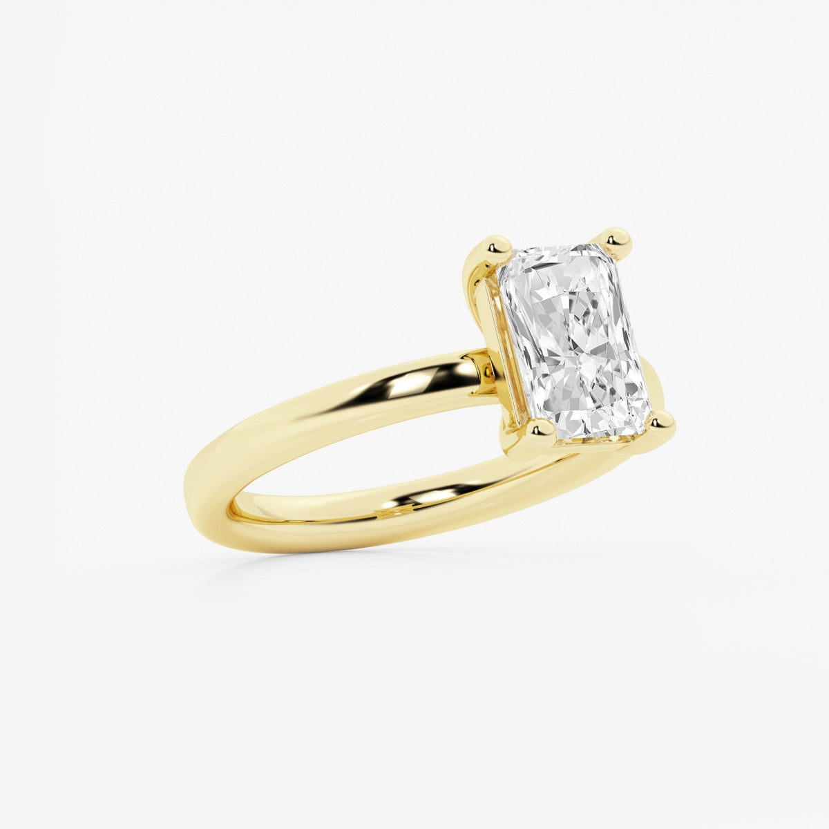 Nora - Low Setting Solitaire Engagement Ring