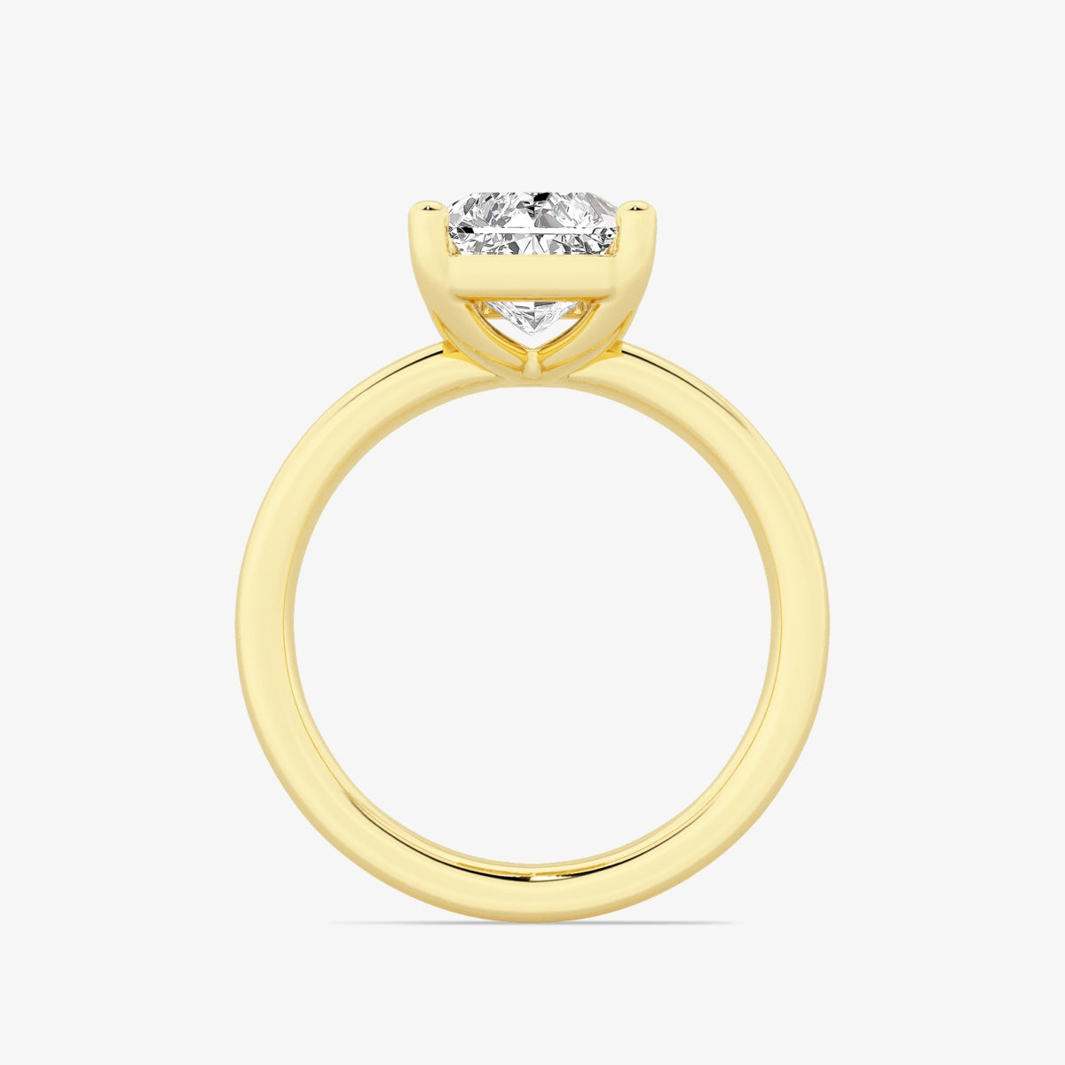 Nora - Low Setting Solitaire Engagement Ring