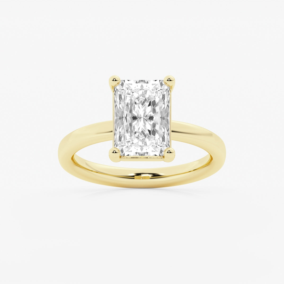 Nora - Low Setting Solitaire Engagement Ring