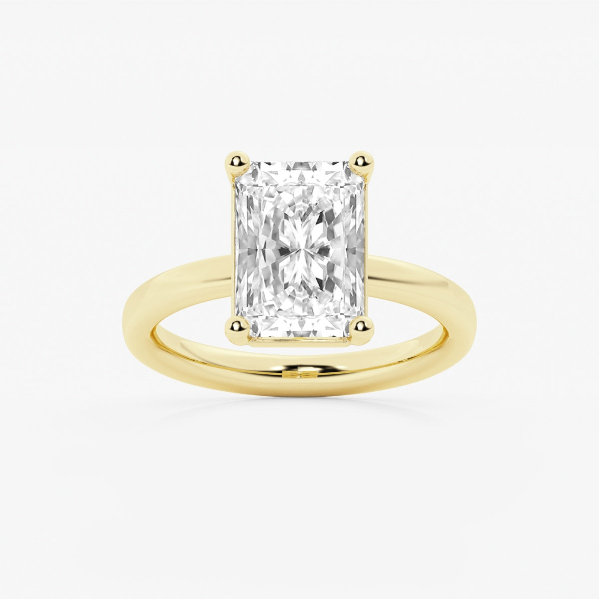 Nora - Low Setting Solitaire Engagement Ring