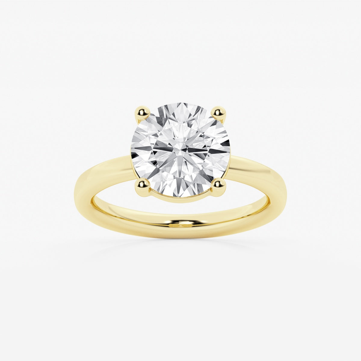 Nora - Low Setting Solitaire Engagement Ring