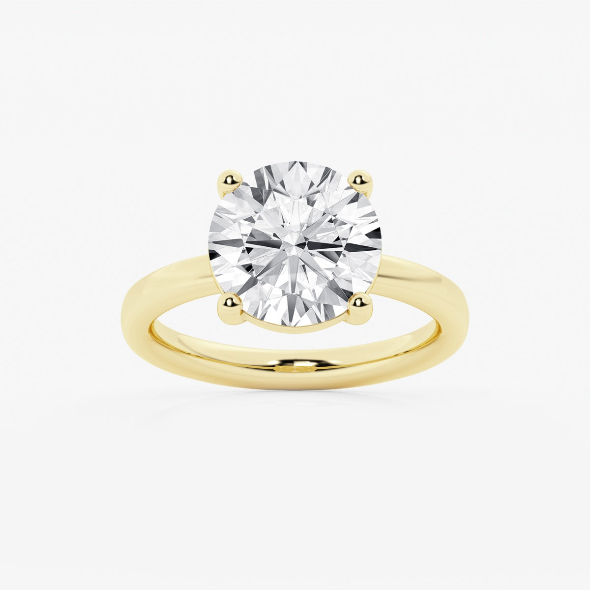 Nora - Low Setting Solitaire Engagement Ring