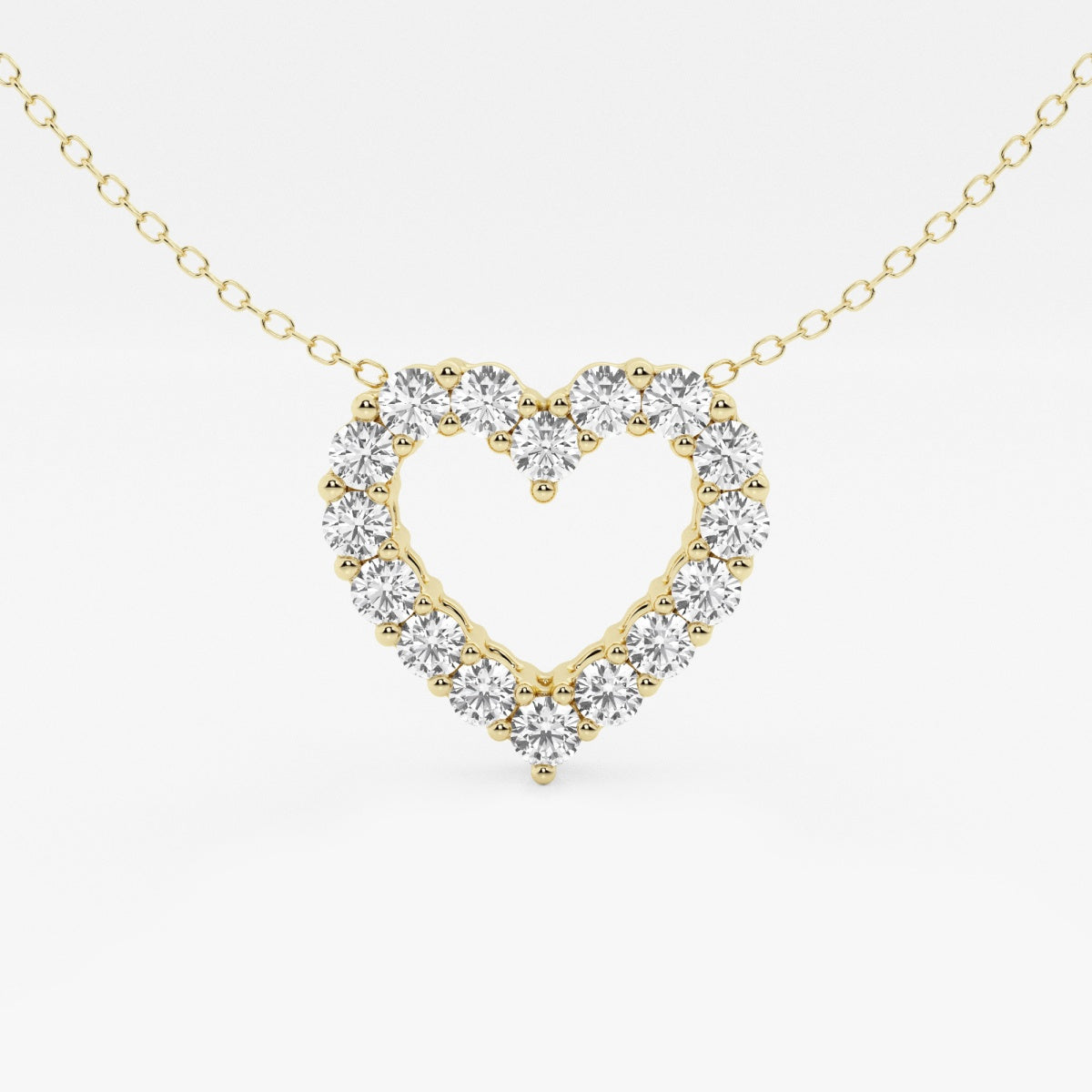 Adeline - Radiant Heart Design Necklaces