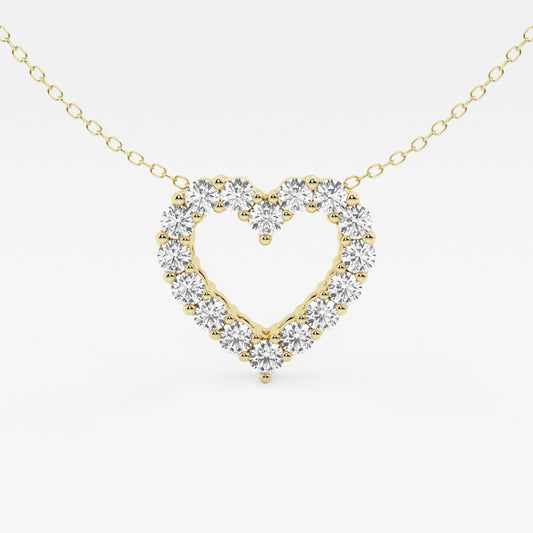 Adeline - Radiant Heart Design Necklaces