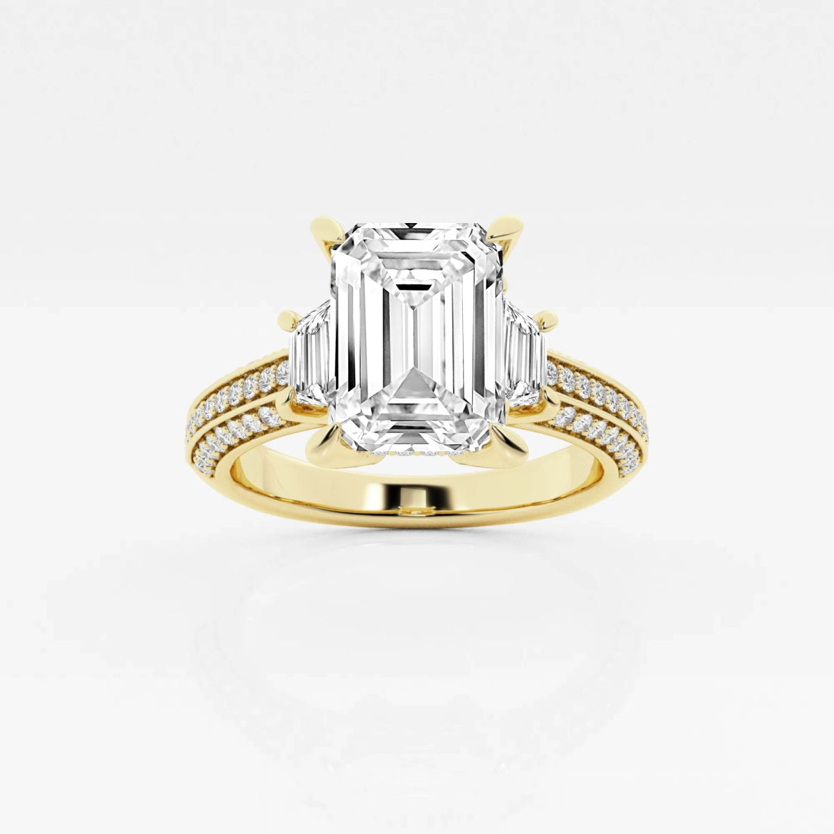 Sophia - Luxury Side Accents Engagement Ring