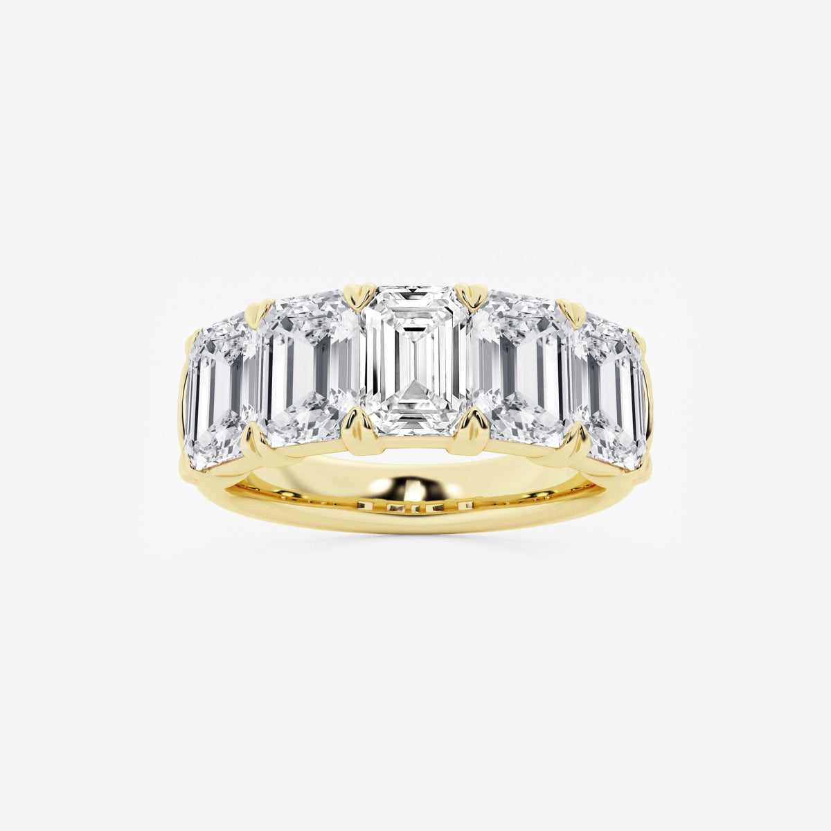 Rosalie - Graceful Five Stone Wedding Ring