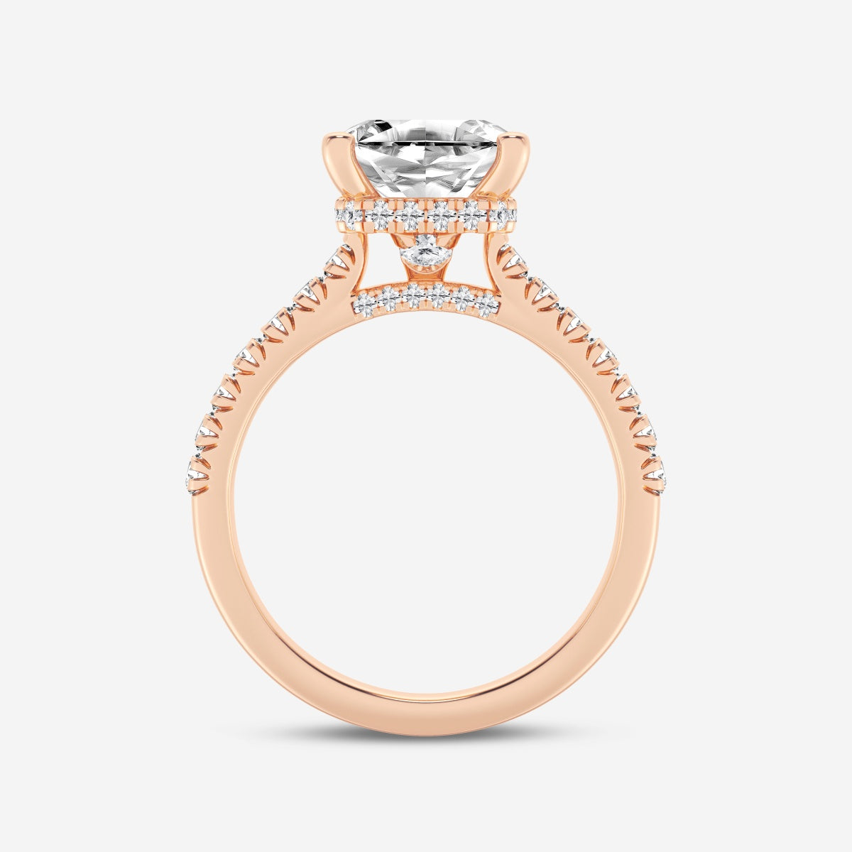 Sienna - Hidden Halo Design Engagement Ring
