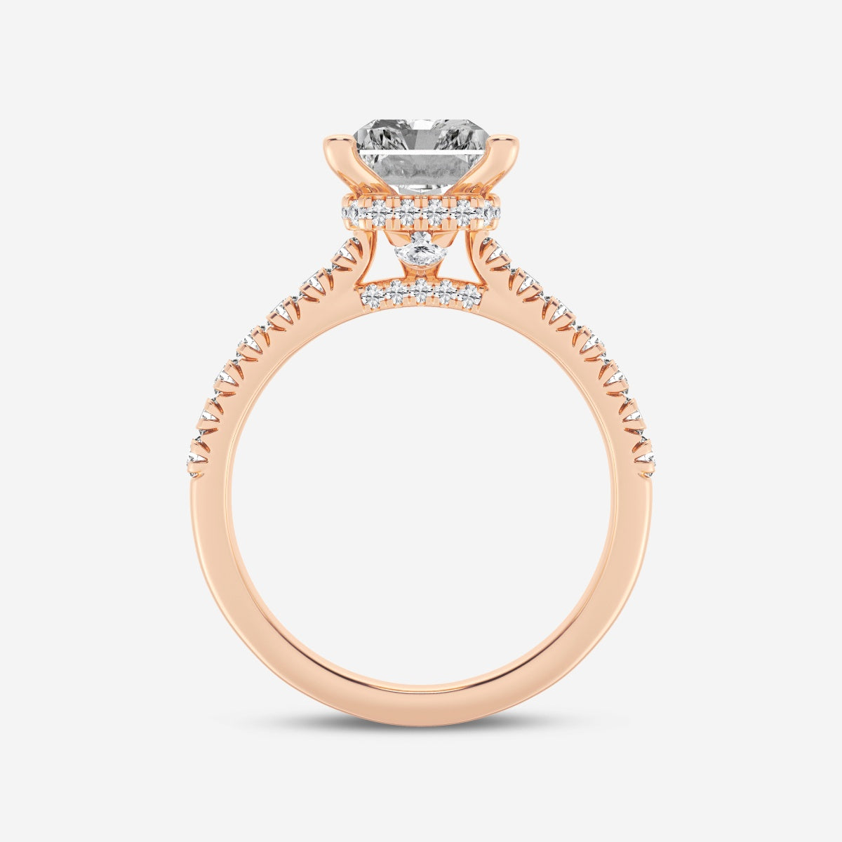Sienna - Hidden Halo Design Engagement Ring