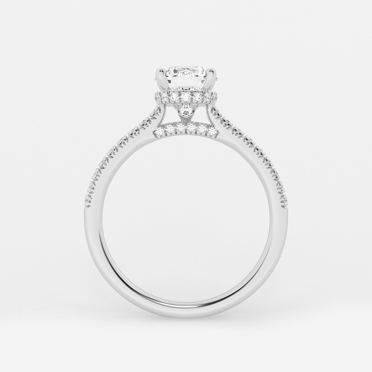 Sienna - Hidden Halo Design Engagement Ring