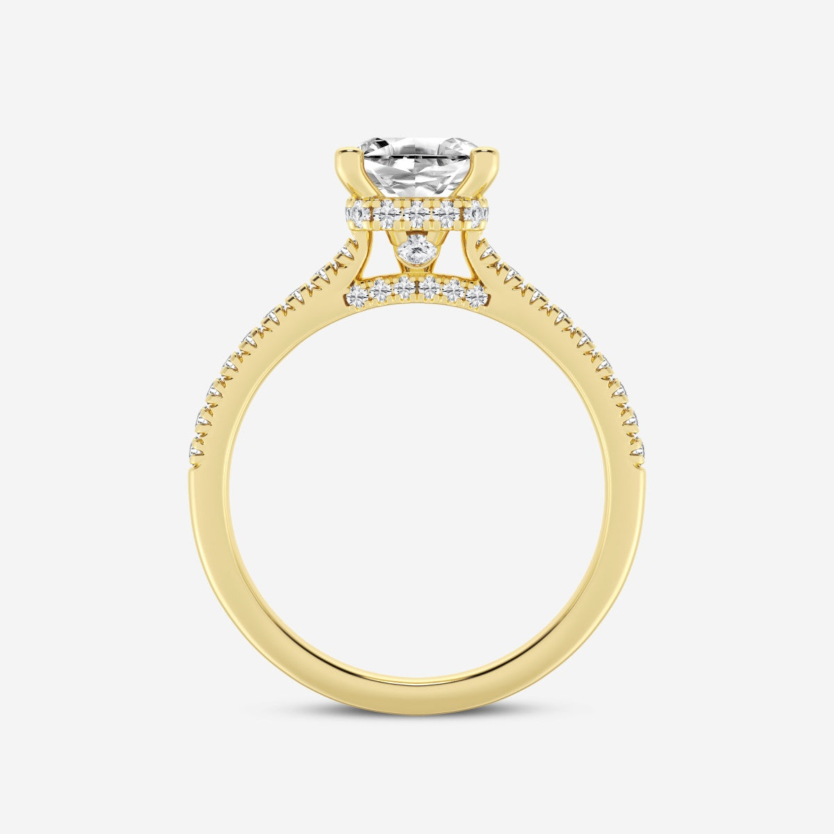 Sienna - Hidden Halo Design Engagement Ring