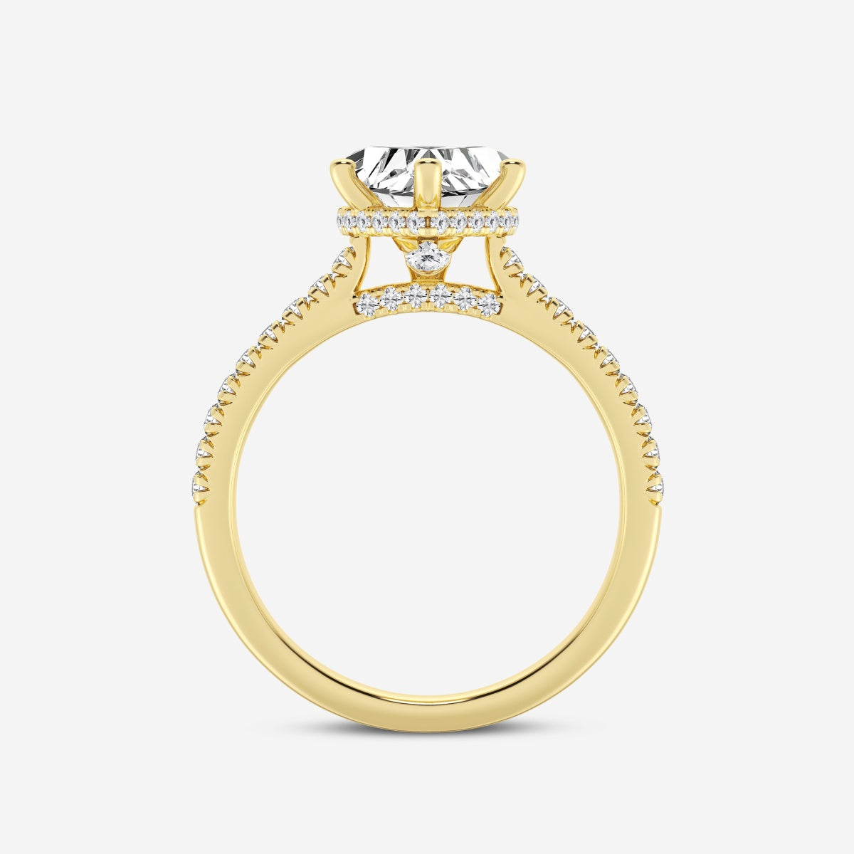 Sienna - Hidden Halo Design Engagement Ring