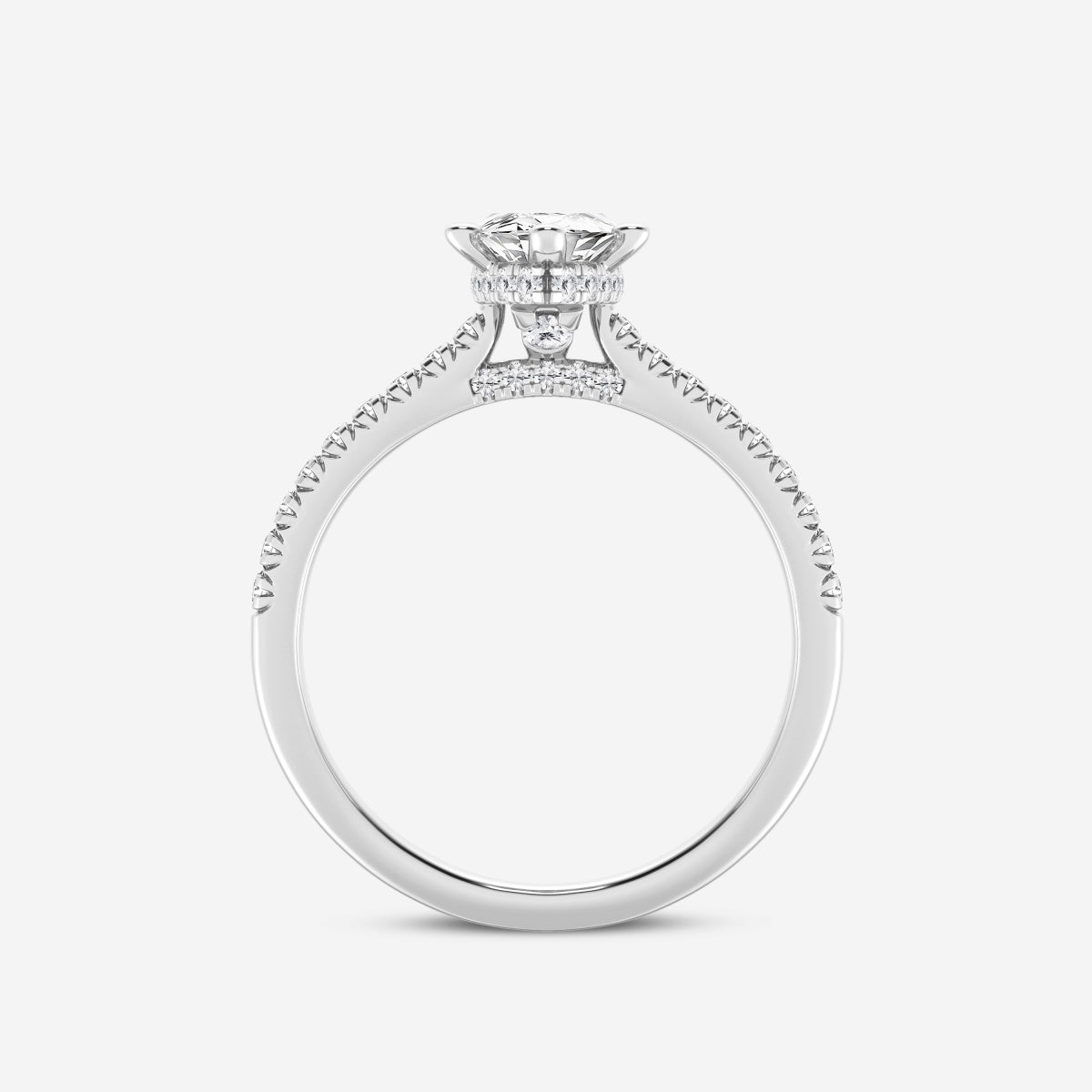 Sienna - Hidden Halo Design Engagement Ring