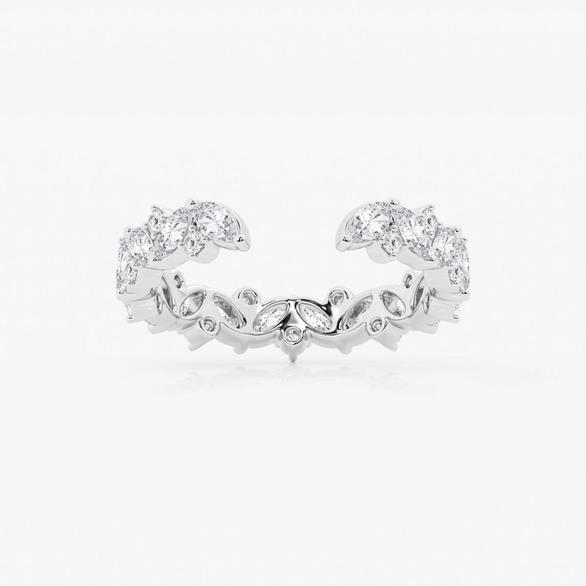 Jane - Artistic Multi-Shape Design Wedding Ring